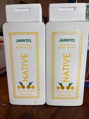 Lot of 2 Native Jarritos Pineapple Body Wash — 18 oz Each
